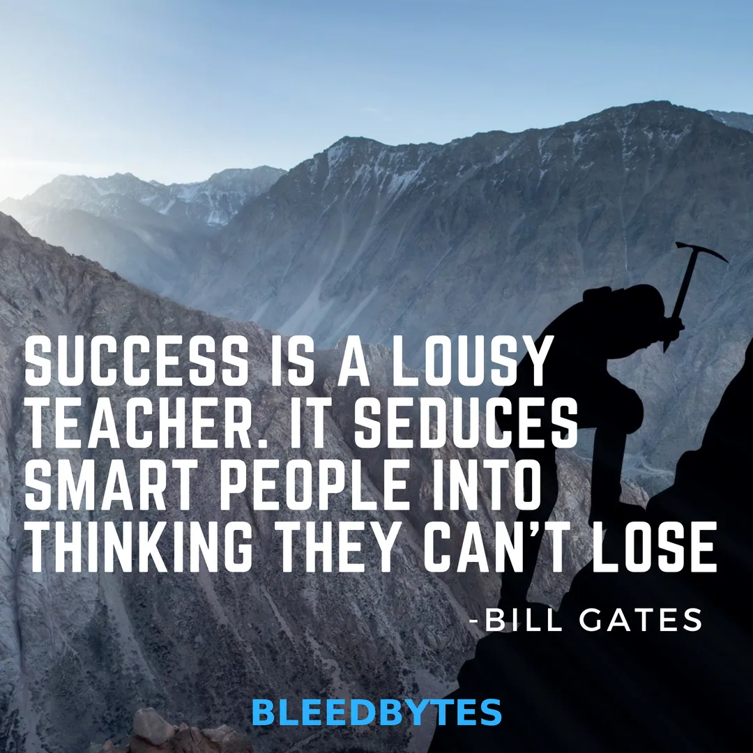 bill gates quotes on success