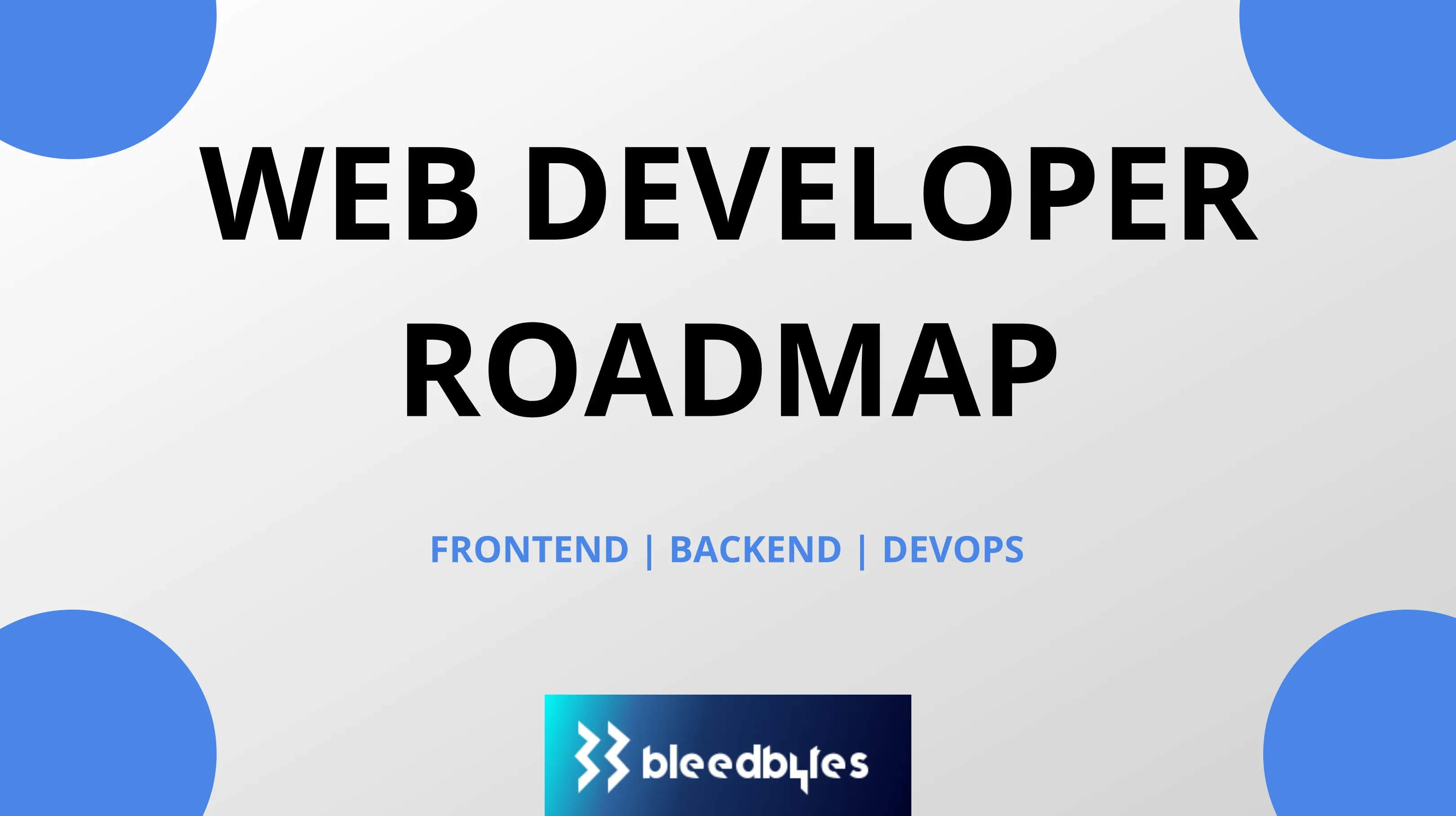 The 2019 Web Developer Road map