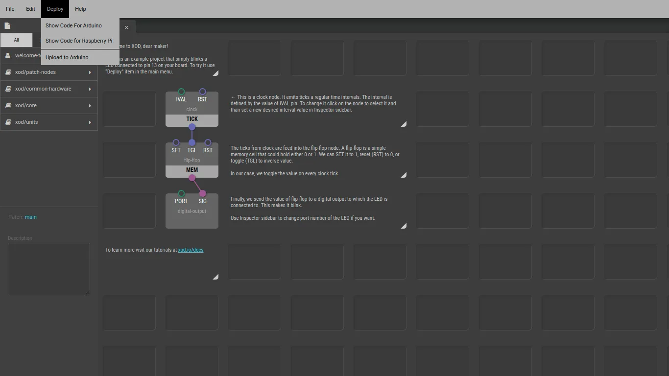 #bleedbytes-xod browser ide